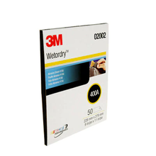 Load image into Gallery viewer, 3M Wetordry 9" x 11" Abrasive Sanding Sheet 413Q, Grits 220A - 600A