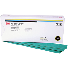 Load image into Gallery viewer, 3M Stikit Green Corps Longboard Production Sheet, Grits 36E - 80D