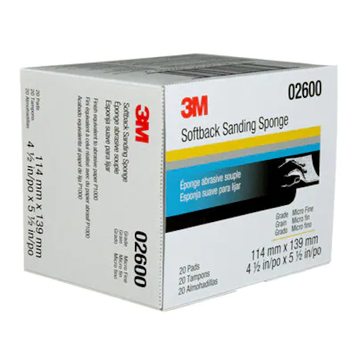 3M Softback Sanding Sponge, Grit Microfine - Medium