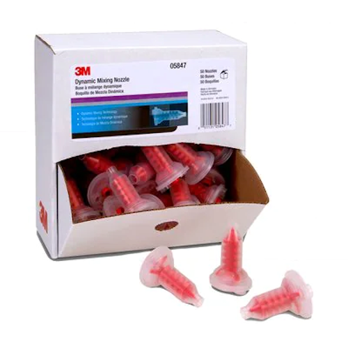 3M 05847 Red Dynamic Mixing Nozzle for Fillers & Glazes