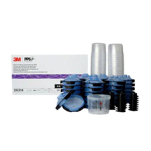 3M 26314 PPS 2.0 Lids & Liners Kit Mini Water Based