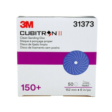 Load image into Gallery viewer, 3M Cubitron II Hookit Clean Sanding Abrasive Disc, 6 Inch, Grit 40+ - 320+