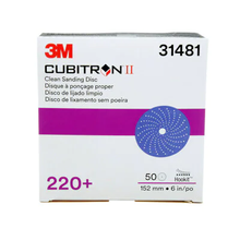 Load image into Gallery viewer, 3M Cubitron II Hookit Clean Sanding Abrasive Disc, 6 Inch, Grit 40+ - 320+