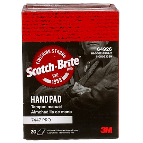 3M Scotch-Brite 7447 PRO Hand Scuffing Pad 6
