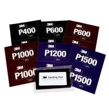 Load image into Gallery viewer, 3M Hookit Flexible Abrasive Wet or Dry Hand Sheet, Grits P400 - P1500