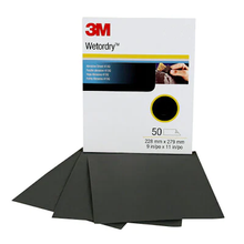 Load image into Gallery viewer, 3M™ Wetordry™ 9" x 11" Abrasive Sanding Sheet 213Q, Grits P320 - P800