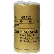 Load image into Gallery viewer, 3M Stikit Gold 6 Inch Disc, Roll of 100
