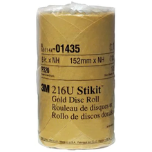 Load image into Gallery viewer, 3M Stikit Gold 6 Inch Disc, Roll of 100
