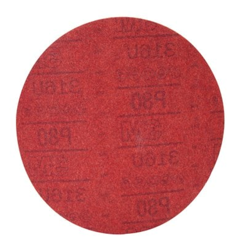 3M Hookit Red Abrasive DA Disc, 8 Inch, 25 Discs