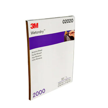 Load image into Gallery viewer, 3M Wetordry 9&quot; x 11&quot; Abrasive Sanding Sheet 401Q, Grits 1000-3000

