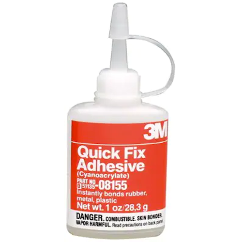 3M 08155 Quick Fix Adhesive 1 oz Bottle