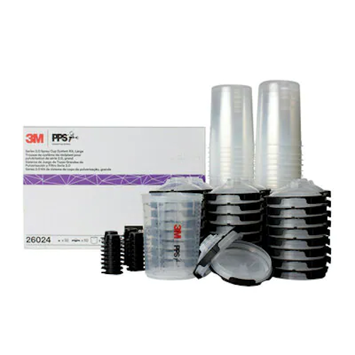 3M 26024 PPS 2.0 Lids & Liners Kit Large Solvent Based